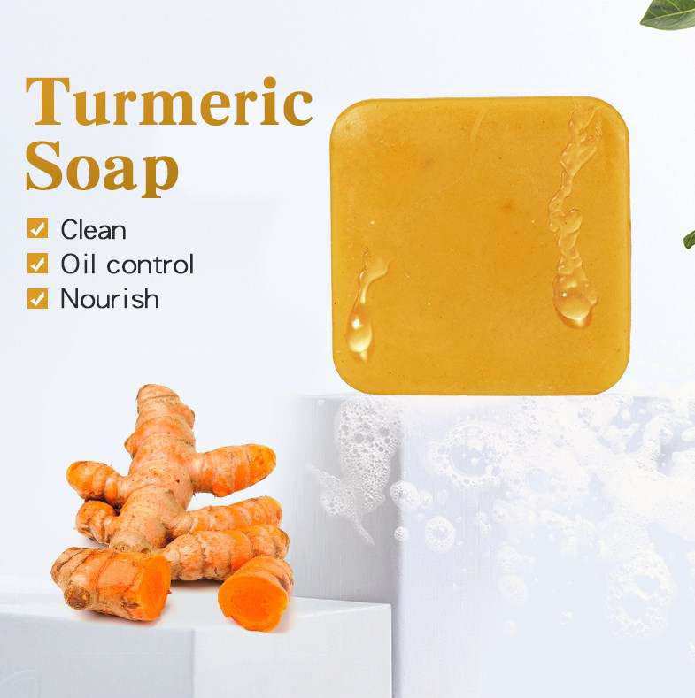 Natural Organic Skin Whitening Tumeric Soap  (Anti Acne Pimple)