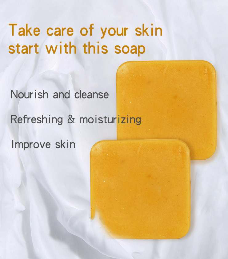 Natural Organic Skin Whitening Tumeric Soap  (Anti Acne Pimple)